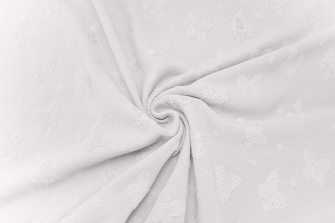 19751-22 ''Offwhite'' Jaquard Butterflies