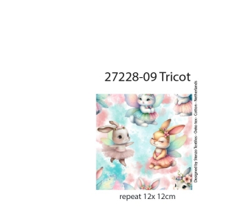 27228-09TR ''Pastel Bunnies'' print