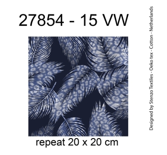 27854-15VW ''Feathery'' print