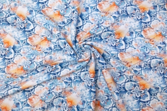 27853-09VW ''Floral Kaleidoscope'' print