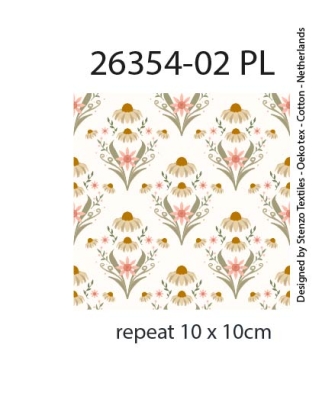 26354-02PL ''Floral Figure'' print