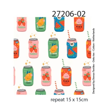 27206-02TR ''Soda Cans'' print