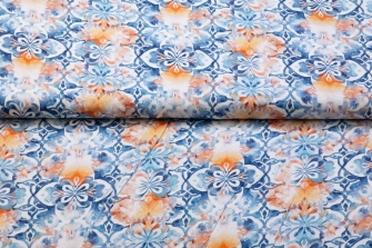 27853-09VW ''Floral Kaleidoscope'' print