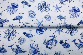 27906-09TR ''Patterned Sealife'' print