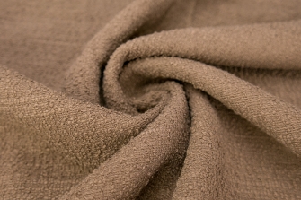 10490-30 (Dusty Brown) Cotton-mix Bouclé