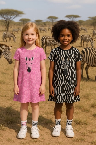 27273-20 ''Zebra Zoo'' Panel