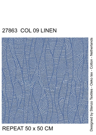 27863-09LI ''Tribal'' print