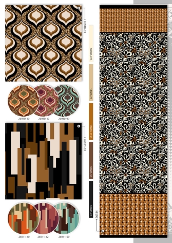 26910-33 ''Petal Mosaic'' print