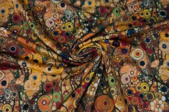 26817-08VI “Retro Spin” Viscose-jersey print