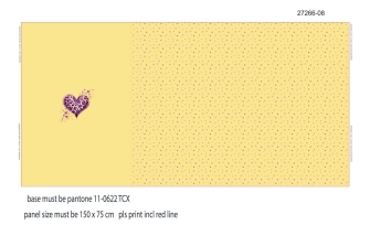 27266-08 ''Leo Heart'' Panel