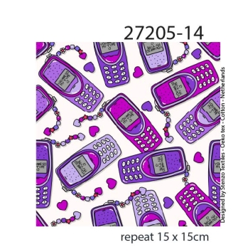 27205-14TR ''Cellular'' print