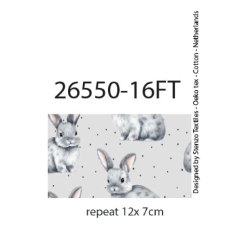 26550-16 ''Cuddle Bunnies'' FT-print