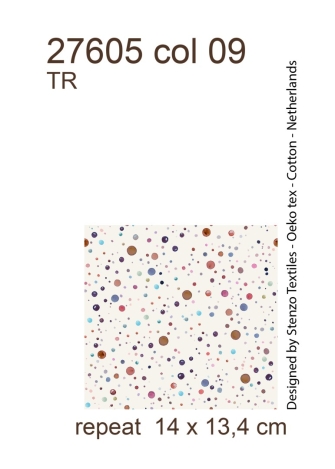 27605-09TR ''Icy Dots'' print