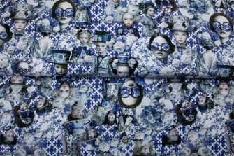 27908TR ''Blue Burlesque'' print