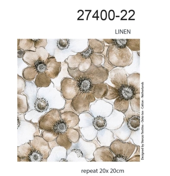 27400-22LI ''Simplistic Flower'' print