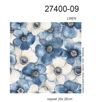 27400-09LI ''Simplistic Flower'' print