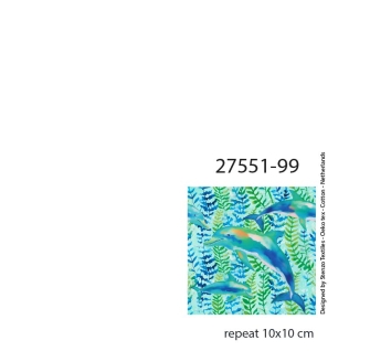 27551-99 ''Dolphin Swim'' print