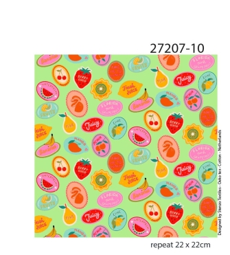 27207-10TR ''Juicy Stickers'' print