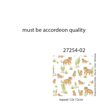 27254-02TR ''Leopard Family'' print