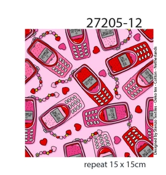 27205-12TR ''Cellular'' print