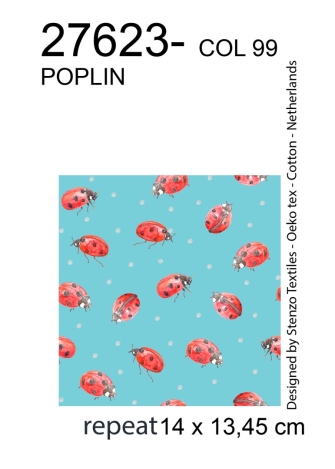 27623-99PL ''Lady Ladybug'' print