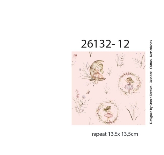 26132-12HD ''Angelic'' Mousseline print