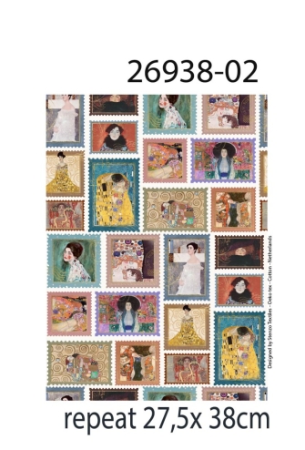 26938-02 ''Faces of Klimt'' print