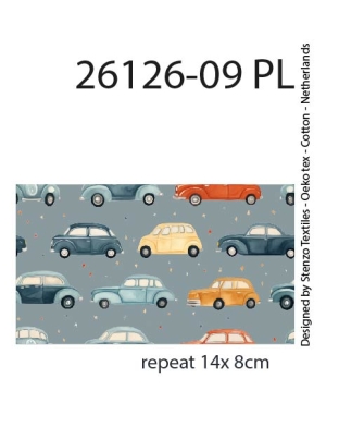 26126-09PL ''Voitures'' print