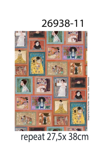 26938-11 ''Faces of Klimt'' print