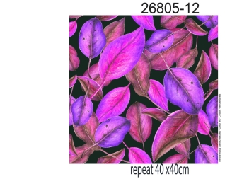 26805-12VI “Veil of Leaves” Viscose-jersey print