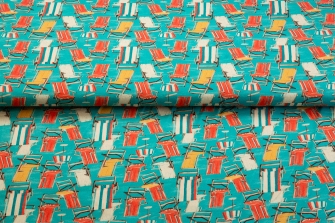 27215-09TR ''Beach Chairs'' print