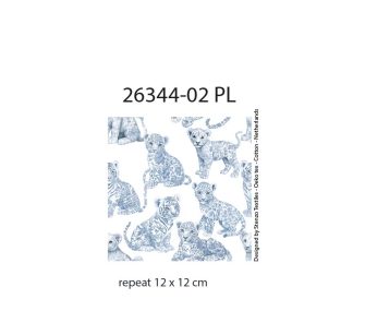 26344-02PL ''Blue Kittens'' print