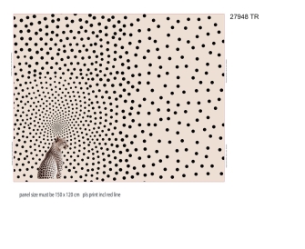 27948 ''Leopard Illusion'' Panel