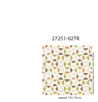 27251-02TR ''Vintage Pattern'' print