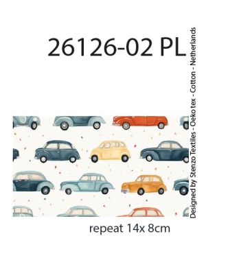 26126-02PL ''Voitures'' print