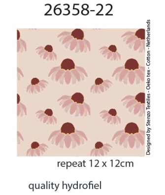 26358-22HD ''Cone Flower'' print