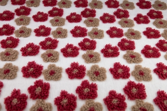 19756 "multi color flower teddy"