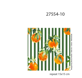 27554-10 ''Pretty Oranges'' print