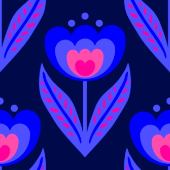 26607-15 ''Pretty Poppy'' FT-print