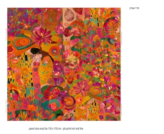 27947 ''Floral Kiss'' Panel