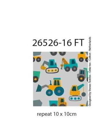 26526-16 ''Cute Construction'' FT-print