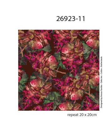 26923-11 ''Nocturnal Forest'' allover print