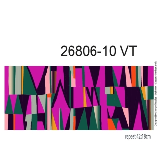 26806-10VI “Prism Shift” Viscose-jersey print