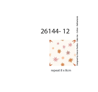 26144-12HD ''Starlight'' Mousseline print
