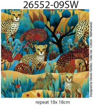 26552-09 ''Leopard Dreams'' FT-print