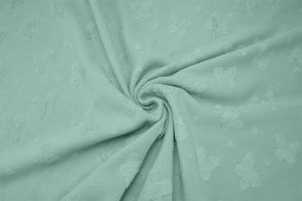 19751-109 ''Vintage Blue'' Jaquard Butterflies