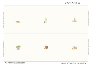 27257-02 ''Soft Safari'' Panel