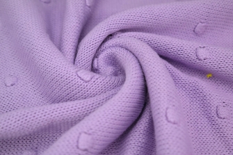 18860-14 "The Dots'' cotton knitwear - Lavender