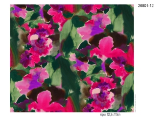 26801-12VI "Whispers of the Mist" Viscose-jersey print