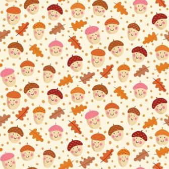 26600-22 ''Happy Acorn'' print